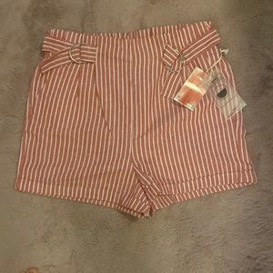 NWT. Stripped shorts